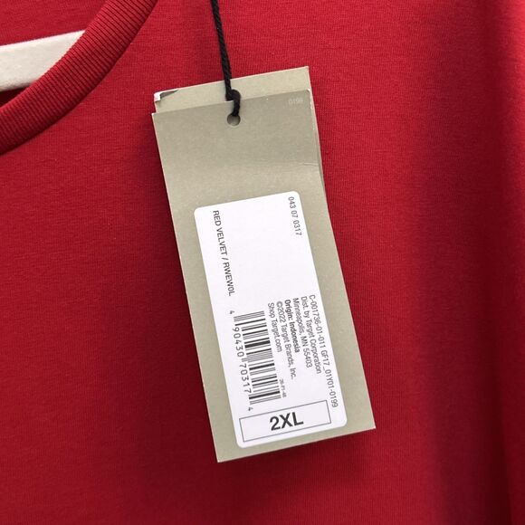 NWT Goodfellow & Co Men’s Short Sleeve Crew Neck  Size 2XL Red - Picture 8 of 16